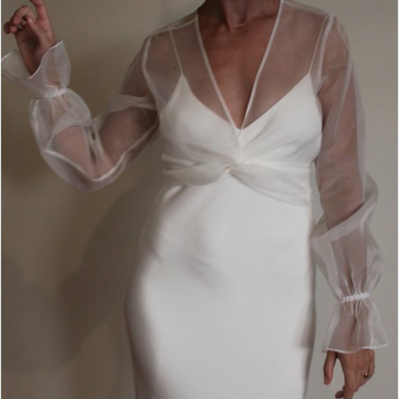 De la Rosa Bridal Blouse - Silk Organza - Picture 2 of 3